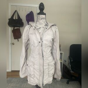 Abercrombie & Fitch Women's Light Tan Utility Jacket Womens Medium